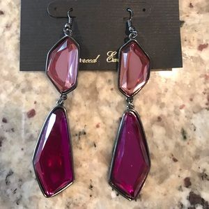 Park Lane Pink Mirror Earrings